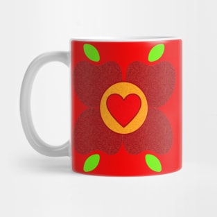 I Heart Fruit Flower Mug